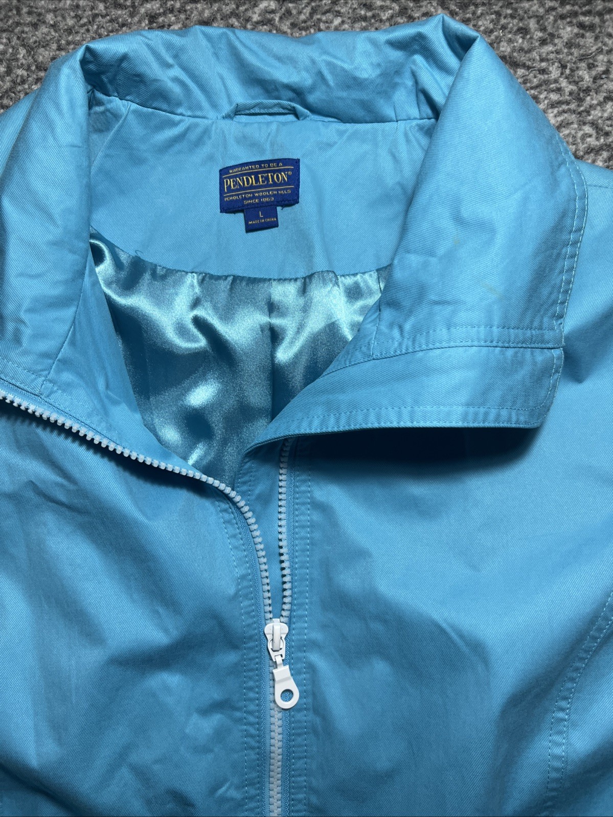 Pendleton Womens Size Large Windbreaker Jacket Bl… - image 3