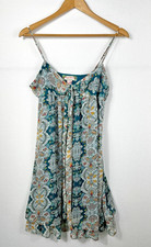 Flying Tomato M Babydoll Dress Boho Printed Floral Tie Front