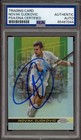 2024 Topps Chrome Tennis #1 Novak Djokovic Signed Refractor Card PSA/DNA AUTO