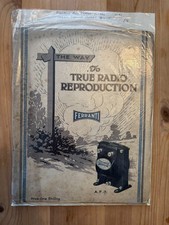 Ferranti The Way To True Radio Production 1926 RARE Vintage