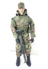 Marine Ranger Elite Force Scar Face 12" Action Figure BBI Blue Box Heavy Gunner.