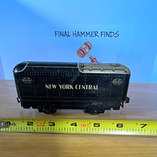 Marx O Gauge New York Central NYC 551 Caboose Tin Black/Silver