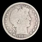 1900 Barber Silver Half Dollar