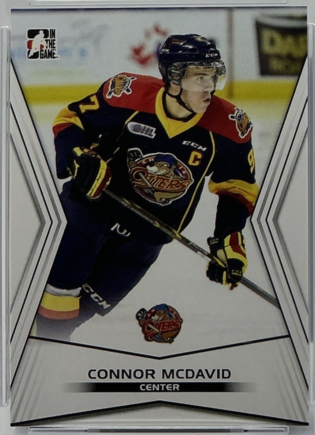 Connor McDavid Rookie PSA 10- 2015 Leaf ITG ‘CHL Top Draft Prospects’ -Oilers view 5