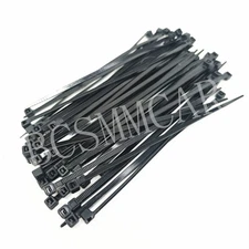 160PCS Car Wire Harness Fastener Tie Wrap Cable Clamp Clips For Corrugated Pipe