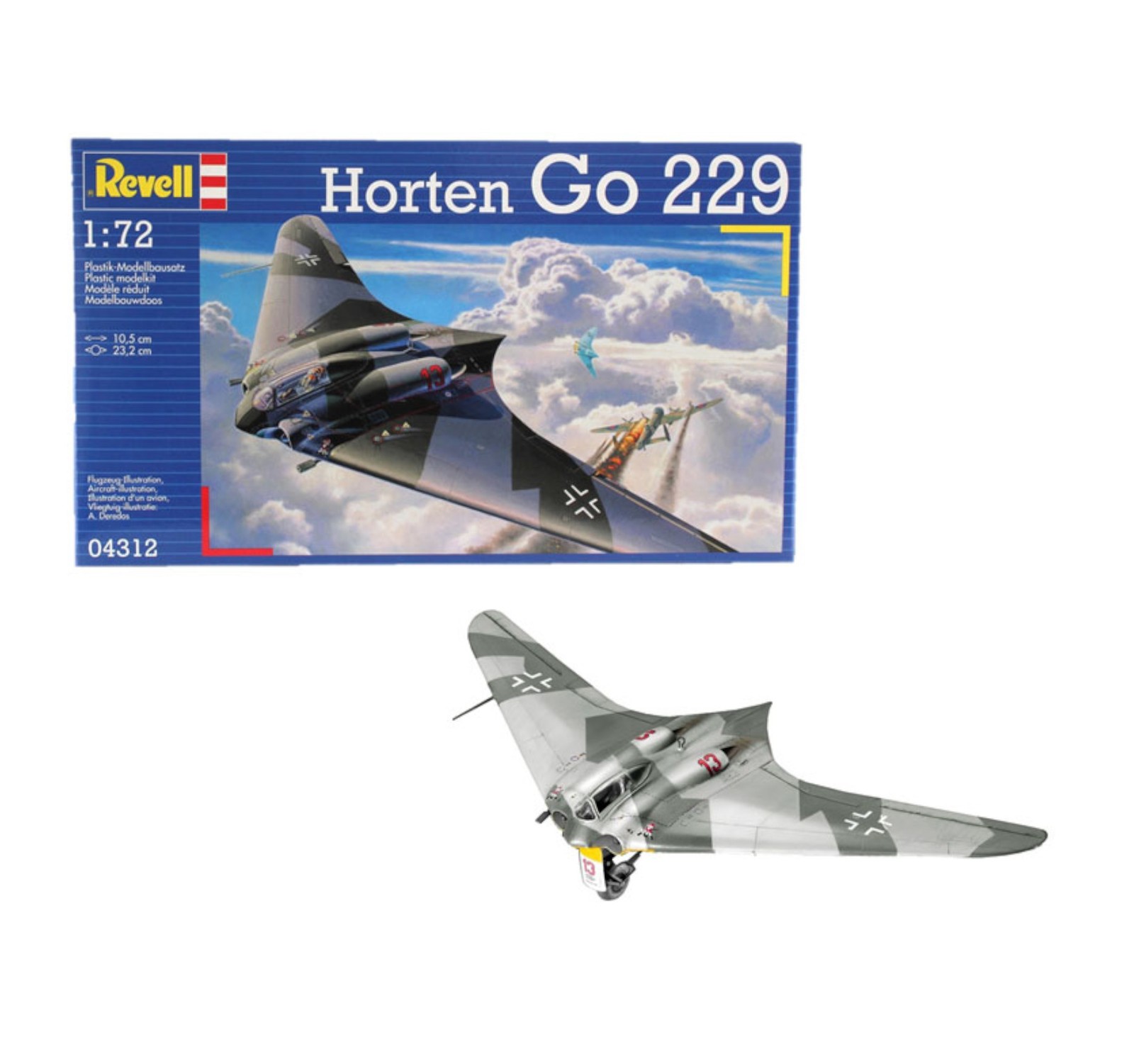 Revell - Horten Go 229 1:72 Model Kit - 04312 - Image 3