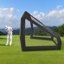 Golf Practice Swing Simulator Net Cage Inflatable Golf Practice Net Cage Blower