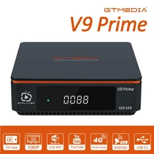 GTMEDIA Satellite Receiver FTA DVB-S/S2/S2X Sat TV Box FullHD Decoder WIFI H.265