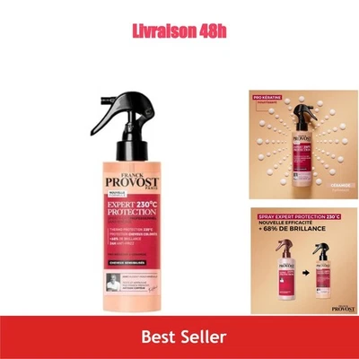 Soin cheveux Franck Provost Spray 4-en-1 Protection chaleur 230°C 190ml - Photo 1/4