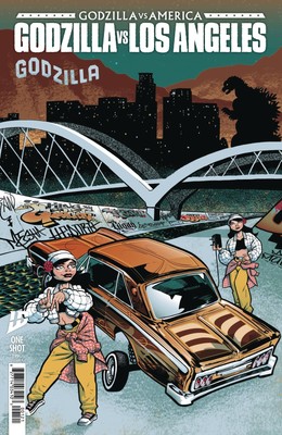 GODZILLA VS AMERICA LOS ANGELES #1 VARIANT CVR B GONZO IDW PUBLISHING