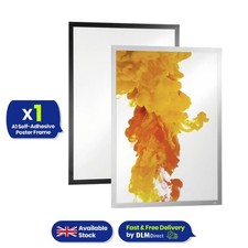 Image of Durable DURAFRAME A1 Self-Adhesive Magnetic Poster Frame Black