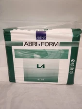 3x Abena Abri-Form Comfort Briefs, Plastic Backed, Large, L4, 36 Total Count
