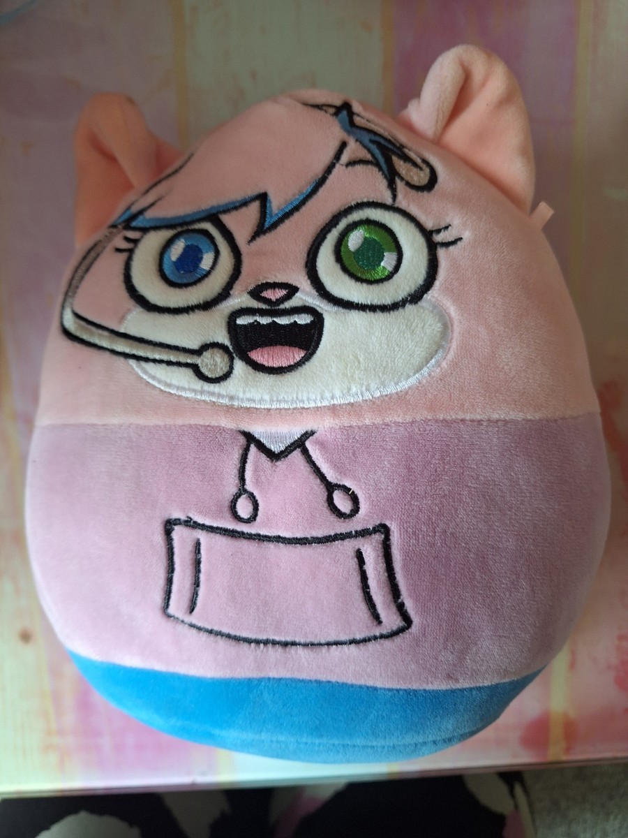 Squishmallow plush toy of Alpha Lexa, a character from Ryan's