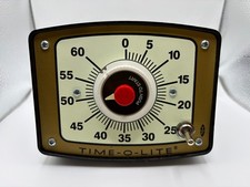 Vintage Industrial Timer Company Time-O-Lite Model M 72R Elektryczny timer Testowany