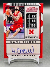 Haanif Cheatham 2020 Contenders Draft Picks Rookie Game Ticket Auto Purple /99