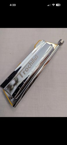 Trochilus Diatonic Harmonica Key of C Silver/Yellow Metal w/ Case Care Kit