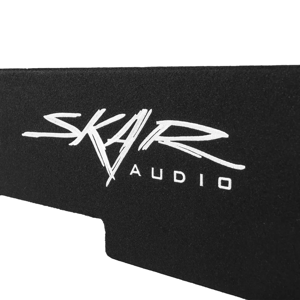 Se adapta a Ford F-150 Super 2015-2025 doble cabina caja de subwoofer con puerto único de 12" Foto 4 de 4