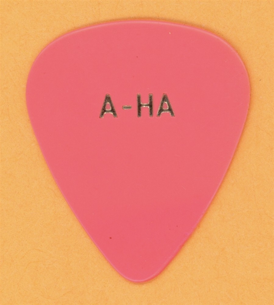 A-HA Pal Waaktaar-Savoy Vintage Guitar Pick - 1988 Stay on These Roads Tour