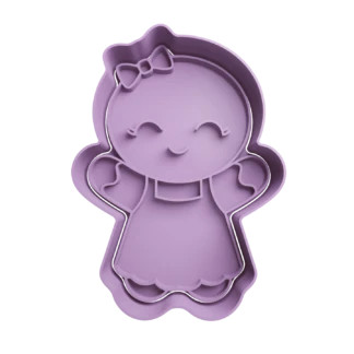 Gingerbread Woman Christmas Cookie Cutter Fondant Biscuit Baking Tool
