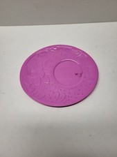 Vintage FISHER PRICE Fun with Food Create A Cake Wedding Birthday Pink Plate Toy