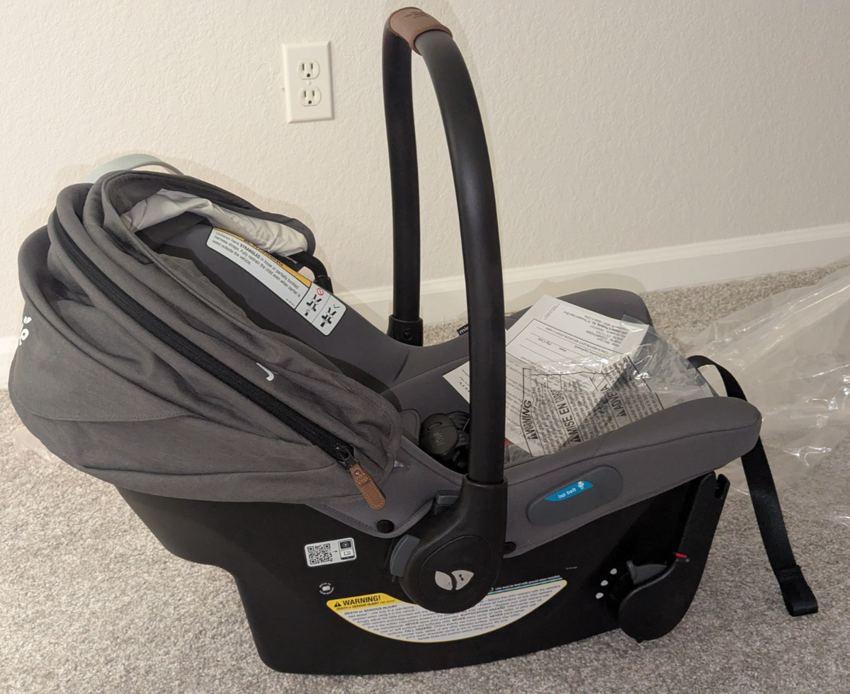 Joie Mint Latch Lightweight Baseless Infant Car Seat Built-in