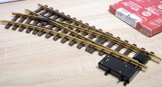 LGB 16150 Elektrische Weiche links R3 22 5° / NEU!