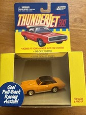 Thunderjet 500 Pontiac GTO HO Scale Slot Car Hugger Orange black Johny Lightning