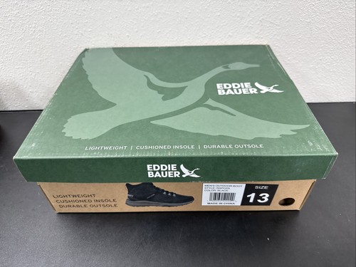 Eddie Bauer Men's Outdoor Boot Rapoza Black - 第 1/8 張圖片