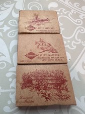 Diamond Safety Matches Boxed Matches Lot of 3