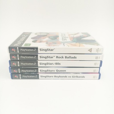 SingStar 4 Spiele Bundle für Sony PS2 PlayStation 2 Konsole - Party, Pop Hits