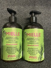 2 x mielle rosemary mint strengthening leave-in conditioner 2x355ml 19.70 per litre