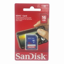 SanDisk 16GB SDHC Memory Card Class 4 16 GB SDSDB-016G-B35 HD Video New Sealed