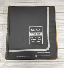 Tandy TRS-80 Statistical Analysis 26-1703 Radio Shack 4 Tape Set Radio Shack A11