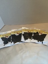 4 Packs Of Set Of 12 Black 3D Butterfly Wall Sticker Butterfly Stickers