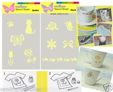 Stencil Sheet Pattern Design Plastic Drawing Stencil template for art work