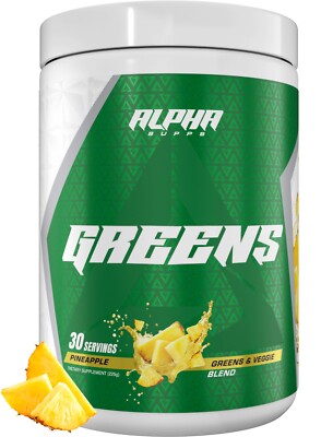 Alpha Greens Fruit & Vegetable Super Powder Prebiotic Probiotic 40+ Ingredients