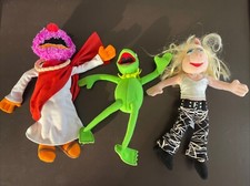 Miss Piggy kermit animal Muppets Plush Doll Sababa Toys 8 2003 Jim Henson