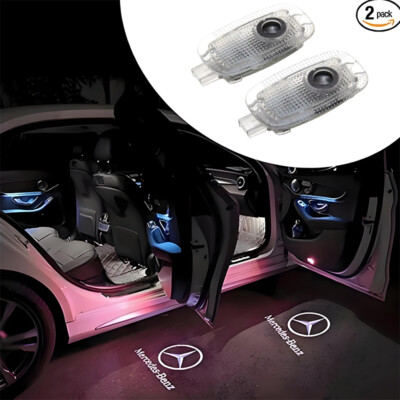 For Mercedes Benz S Sprinter Vito 2x Door Light LED Step Projector Ghost Shadow