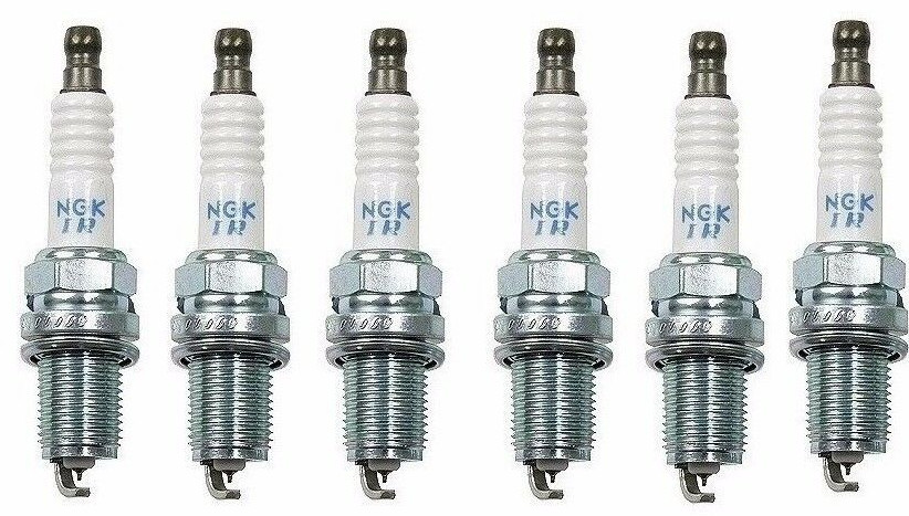 6 pcs-NGK Laser Iridium Spark Plugs #4589-For Toyota Lexus OEM Set IFR6T-11