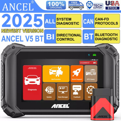 ANCEL V5BT Bidirectional Scan Tool Full Systems OBD2 Scanner Diagnostic Tool US