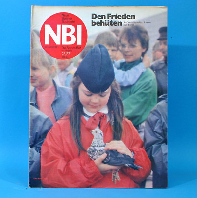 DDR NBI 23 1987 Stralsund Tschernitz Amsterdam Bützow Schwarza Fahrrad Ampler V