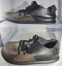 Scarpa stringata Birkenstock Montana uomo marrone/nero pelle naturale comoda taglia 6,5