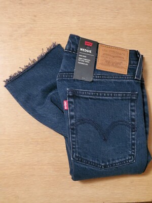 New Womens Blue Levis Wedgie Jeans Sz 