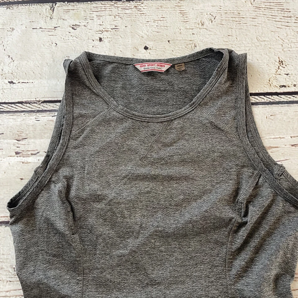 Camiseta sin mangas de ciclismo Giro Sport Design Santa Cruz gris para mujer talla pequeña Foto 3 de 4