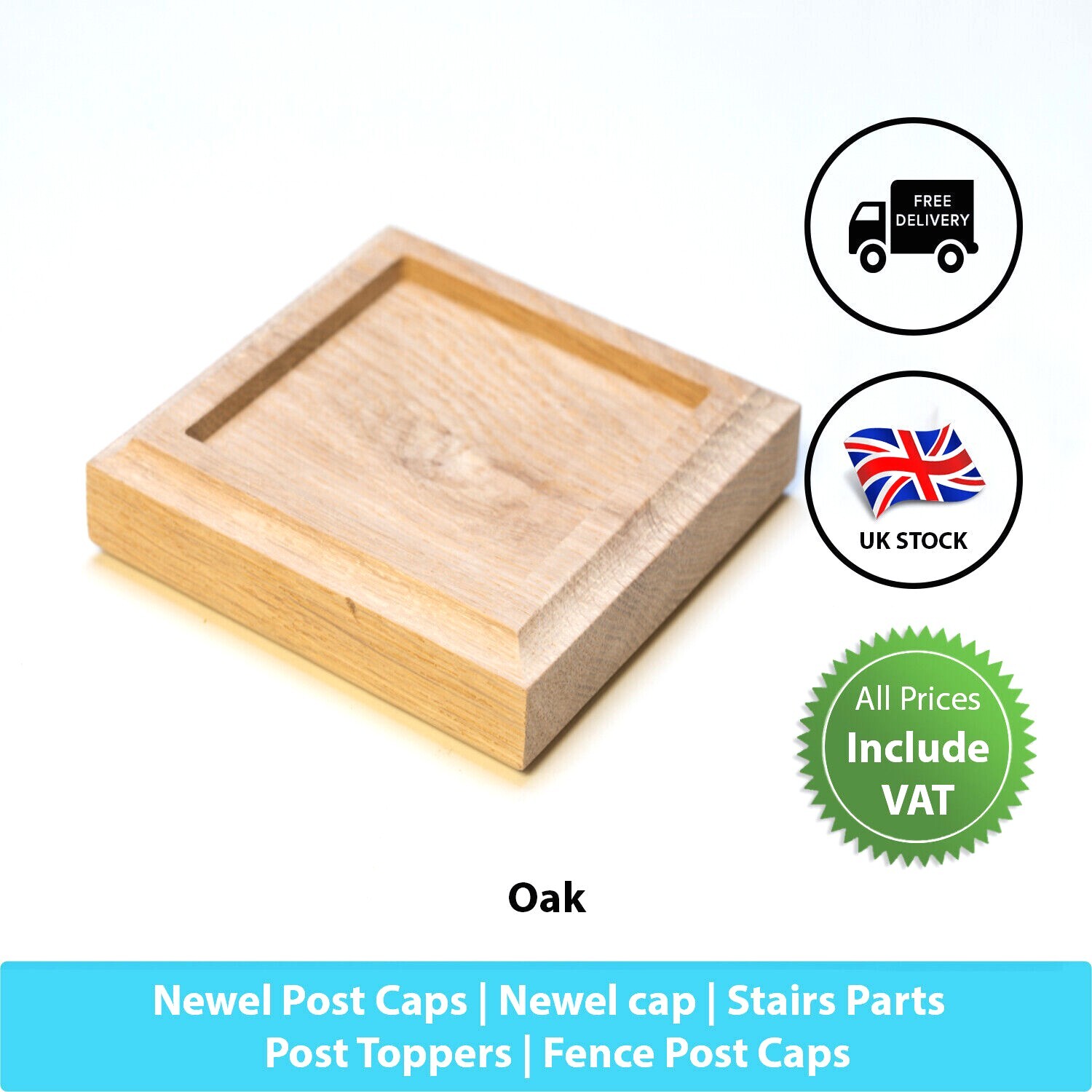Newel Post Caps Newel cap Stairs Parts Post Toppers Fence Post