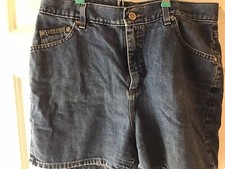 Vintage "Riveted by Lee" Size 12 Blue Denim Shorts