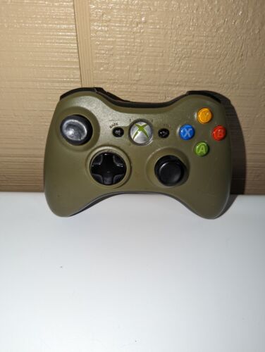 Halo 3 Green Special Edition Microsoft Xbox 360 Wireless Controller Tested OEM - Picture 1 of 5