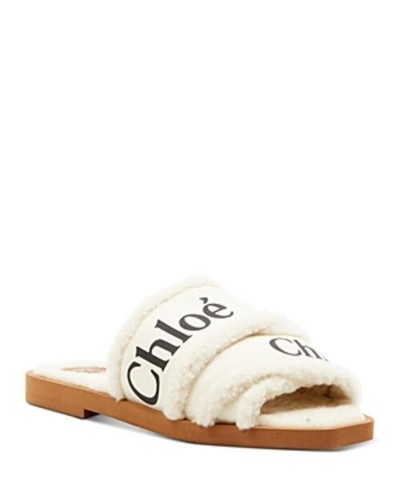 chloé sandals cream