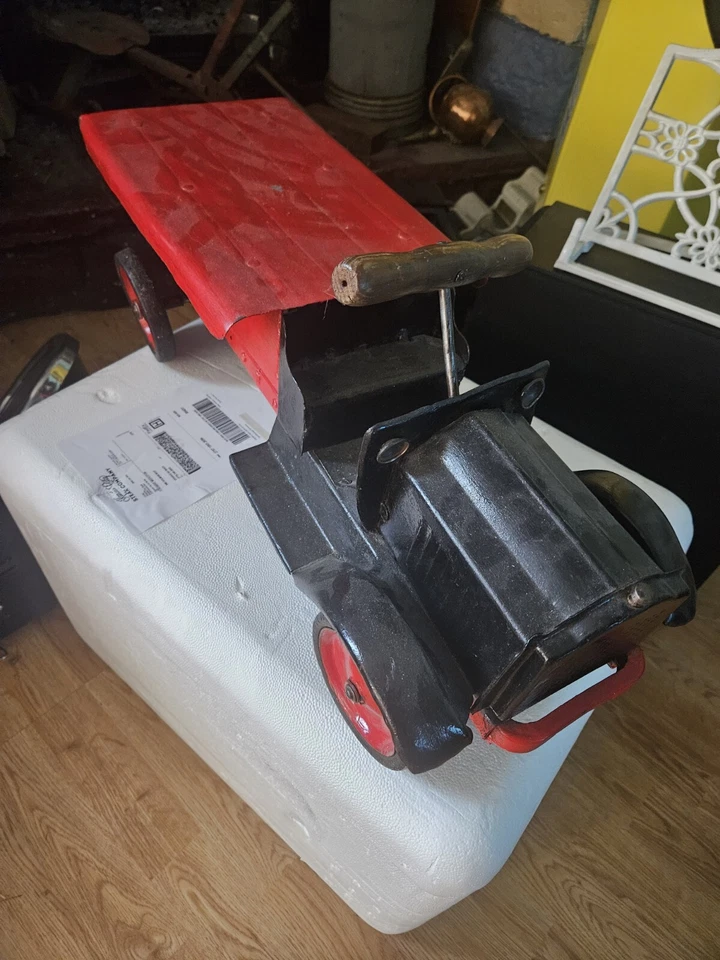 ИЗЯЩНЫЙ БОЛЬШОЙ ВИНТАЖНЫЙ ГРУЗОВИК 1920-х годов KEYSTONE С ОТКРЫТОЙ КАБИНОЙ ИЗ ПРЕССОВАННОЙ СТАЛИ - Изображение 2 из 4