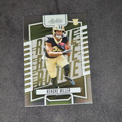 2023 Panini Absolute Football RC Kendre Miller New Orleans Saints Rookie #125